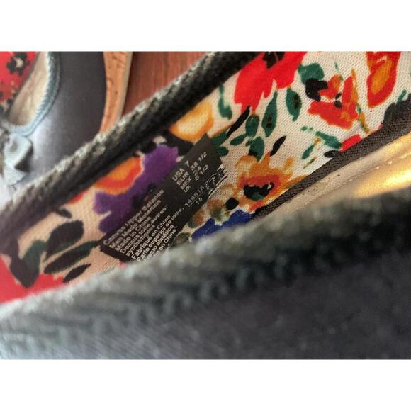 Dexflex comfort black open toe shoes size 7 - Picture 5 of 7